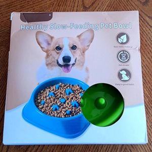 SMART PAWS Healthy Slow-Feeding Pet Bowl